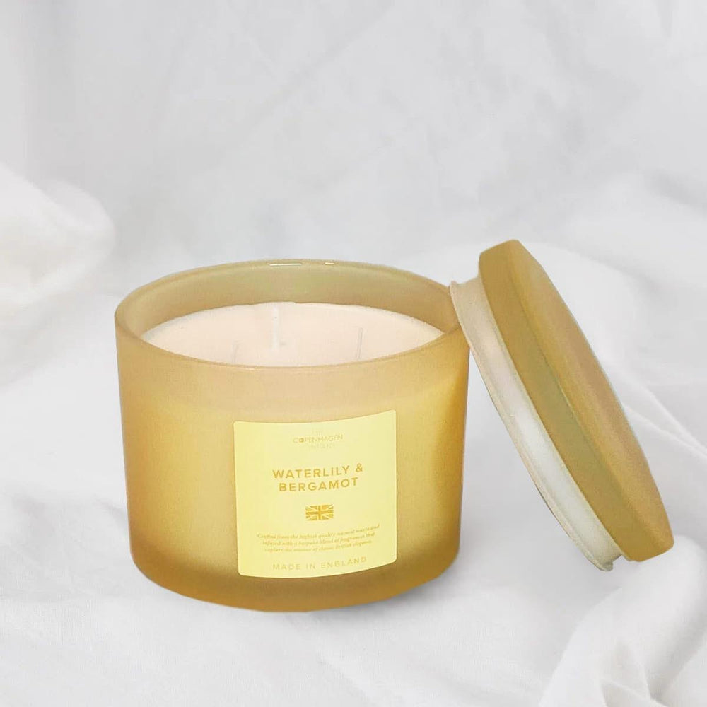 Waterlily & Bergamot 3 Wick Medium Candle